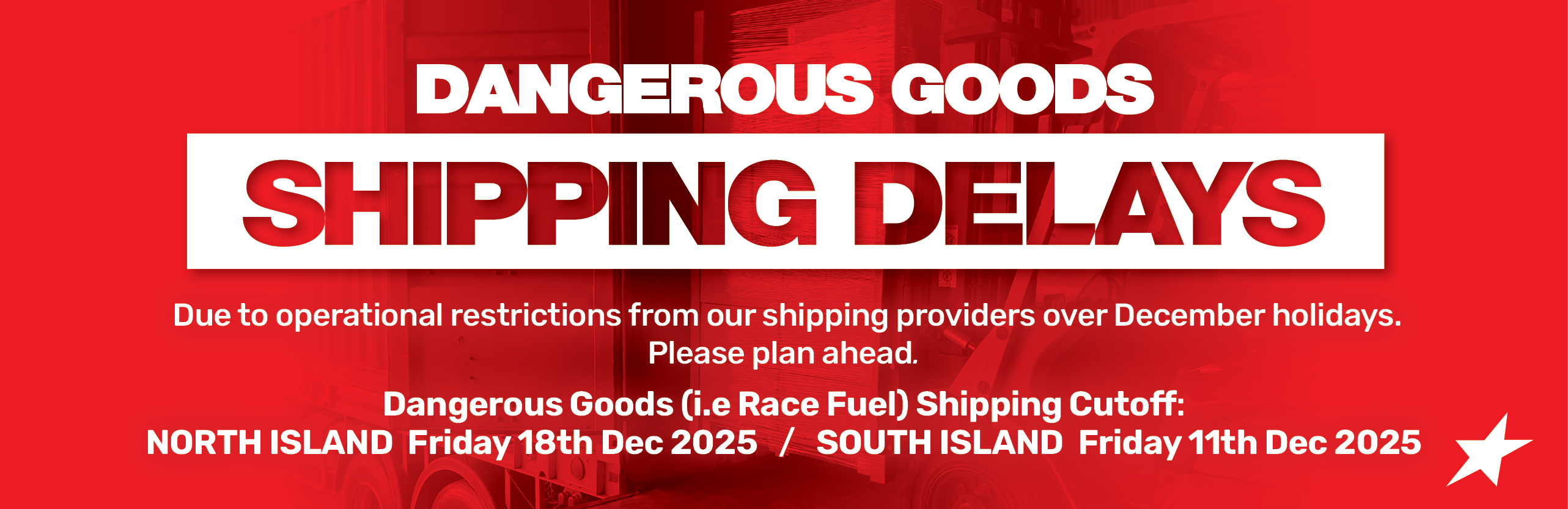 Shipping Delays - Please plan ahead