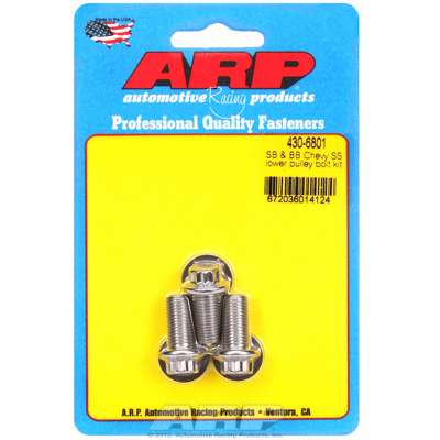ARP 430-6801 Lower pulley bolt kit