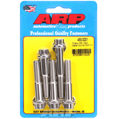 ARP 430-3201 Water pump bolt kit SB & BB Chev